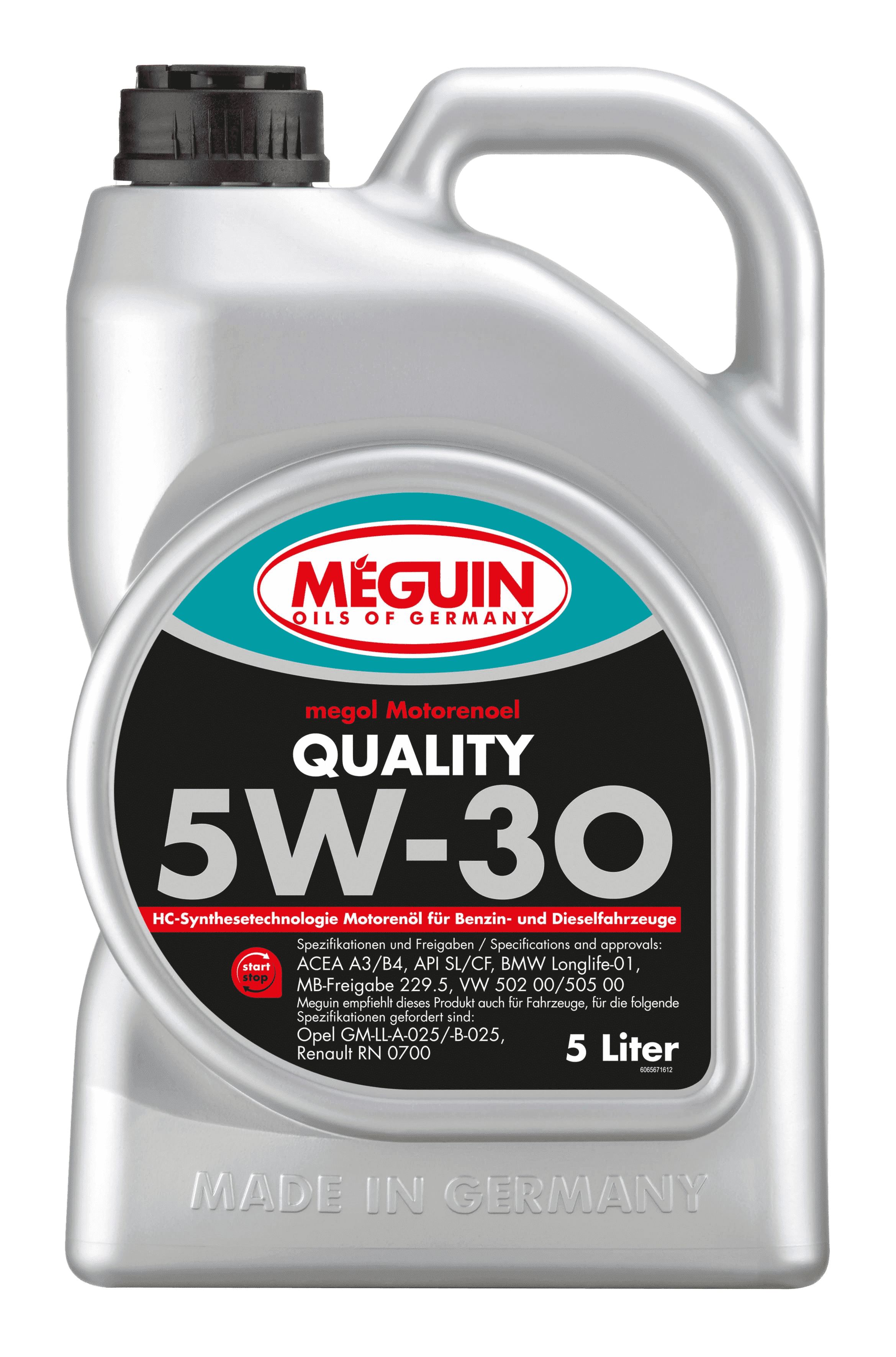 Моторное масло MEGUIN Megol Quality 5W-30, 5л
